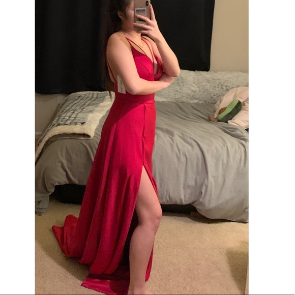 Red Prom Dress - Picture 2 of 4